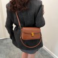 thumbnail image 4 of Bolso de hombro de gran capacidad para mujer, bolso cruzado cuadrado de PU a la moda, bolso de mano de trabajo, 4 of 8