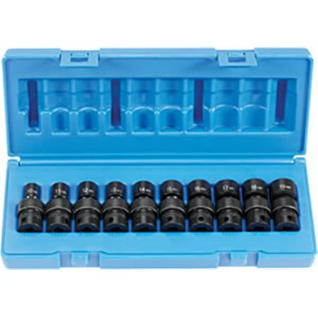 

Grey Pneumatic GRY1210UM 10 Piece .38 Drive Metric Universal Socket Set