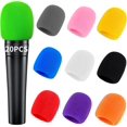 thumbnail image 1 of Filtre Anti-Pop pour Microphone Housses de Microphone en Mousse Housses Jetables pour Microphones, 20 Pcs Pare-Brise de Micro Coloré Housses en Mousse Réutilisables pour Micro, 1 of 7