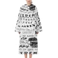 thumbnail image 2 of Retirement Apparel Bathrobe Plush Bathrobe Cozy Unisex Winter Bathrobe Warm Water Absorbent, 2 of 9