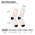thumbnail image 2 of Logiee Happy Easter Print Adult Socks for Men & Women,Calf Socks, Ankle Socks,Boots Socks,Breathable Casual Sock,Unisex Crew Socks, 2 of 6