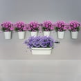 thumbnail image 2 of GRNSHTS 6PCS Artificial Flowers,Fake Greenery Faux Plastic Bushes Fake Shrubs UV Resistant No Fade Faux Plastic Plants for Wedding Hanging Bouquet Indoor Outdoor Home Garden Office Table Vase, 2 of 7