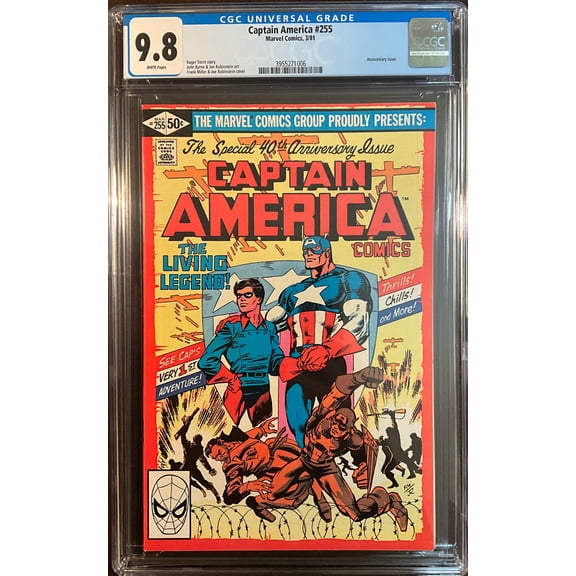 Captain America #255 - CGC 9.8 Comic Book