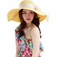 thumbnail image 2 of Women's Wide Brim Sun Protection Straw Hat,folable Floppy Hat,summer Uv Protection Beach Cap, 2 of 5