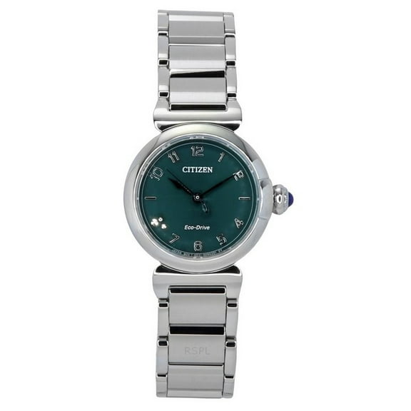 Citizen L May Bells Eco-Drive Green Dial Ladies Watch EM1130-83X