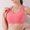 Pink, variant on Blczomt Women Sports Bra High Impact Built In Pads Gym Workout Bra