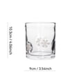 thumbnail image 3 of Old Fashioned Glass Pink Christmas Tree 4 Inch Tumbler for Holiday Drinkware Christmas Cocktail Glass Ideal for Home Bar Christmas Tableware, 3 of 8