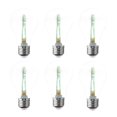 thumbnail image 1 of Pack de 6 Focos LED Aksi 1W A19 Estela de luz Base E27 Verde, 1 of 3