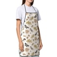thumbnail image 4 of Pofeuu nuts leaf Butterfly Print Aprons with Pockets, Cute Aprons for Kitchen, Cooking, Server, Barber, Chef Apron, 4 of 7