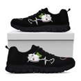 thumbnail image 1 of Zapatillas deportivas de moda para mujer con estampado de gorra de enfermera, diseño de atención médica, informales, con cordones, planas, transpirables, cómodas y ligeras., 1 of 6