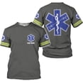thumbnail image 5 of Personalized EMT Shirt, EMS Shirt, Customized EMS Shirts,EMT Paramedic Uniform Emergency Medical Technician Shirts (White, M), 5 of 8