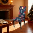 thumbnail image 5 of Christmas Stretch Chair Cover – Removable & Washable Dining Chair Slipcover for Holiday Decoration – Elastic Polyester Seat Protector for Kitchen, Hotel & Party Use, 5 of 5