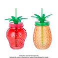 thumbnail image 1 of Mason Jar Way to Celebrate de Vidrio con Tapa y Popote para Bebidas Frías de 540 ml., 1 of 4
