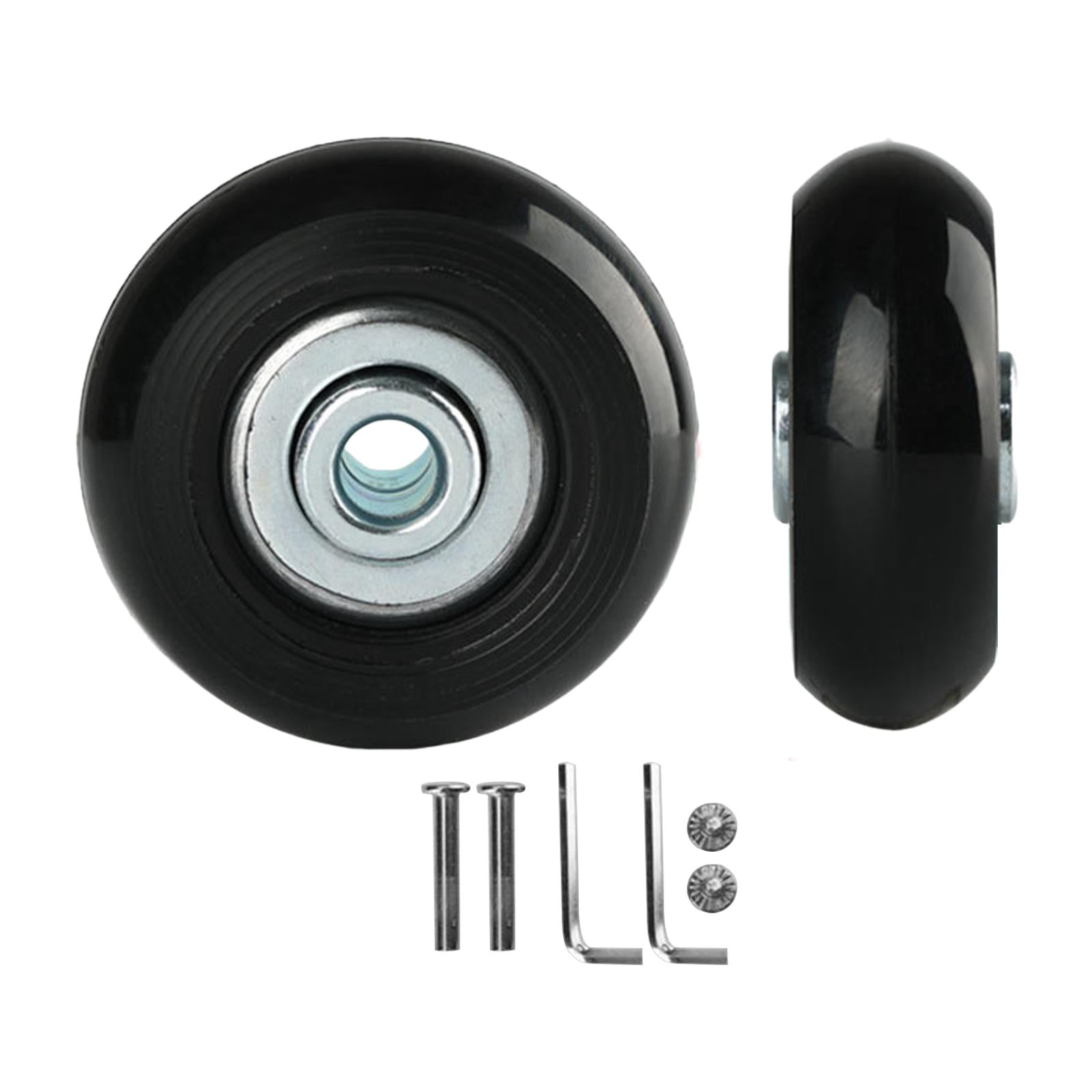 2x Travel Luggage Wheels Replacements Suitcase Wheels for Hardshell
