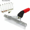 thumbnail image 1 of Hongkaii Pet Comb Extra-Large Rake Comb Grooming Brush Deshedding Tool Beauty Comb For Large Dogs Golden Retriever Husky German Shepherd CWA420-5495, 1 of 5
