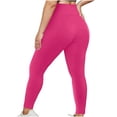 thumbnail image 4 of ZyeKqe Plus Size Leggings for Women Stretchy Butt Lifting Workout Tights Seamless High Wasit Yoga Pants with Pockets, 4 of 7