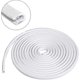 thumbnail image 1 of 4M Car Door Edge Protector Rubber Metal Door Edge Bumper Protector U Shape Guard Strip Car Boat White, 1 of 5