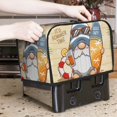 thumbnail image 6 of Rateoe Hello Summer Cute Gnome Pattern Toaster Covers 2 Slice Wide Slot,Bread Machine Cover,Bread Dust Cover & Fingerprint Protection,Appliance Covers, 6 of 7
