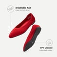 thumbnail image 4 of DREAM PAIRS Women's Pointed Toe Knit Ballet Flats Comfortable Foldable Slip-On Shoes Lightweight Travel-Friendly Walking Flats, 4 of 7