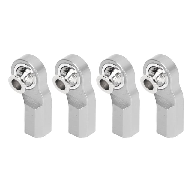 RC Car Steering Rod Head, 4PCS RC Car Rod End Steel Bend High Accuracy Fine Workmanship M3 For Replacement ANGGREK Otros