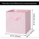 thumbnail image 4 of 6 Pack Pink Storage Bins Closet Baskets for Organization 11 Inch 26-27s, 4 of 4