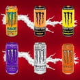 thumbnail image 2 of Beeq Box Variety Energy Drinks , Monster Energy: Ultra Violet, Zero Ultra, Juice Khaotic, Ultra Sunrise, Peach Tea, Tea+Lemonade , Monster Energy Ultra Has 10 Calories And Zero Sugar But With All, 2 of 3