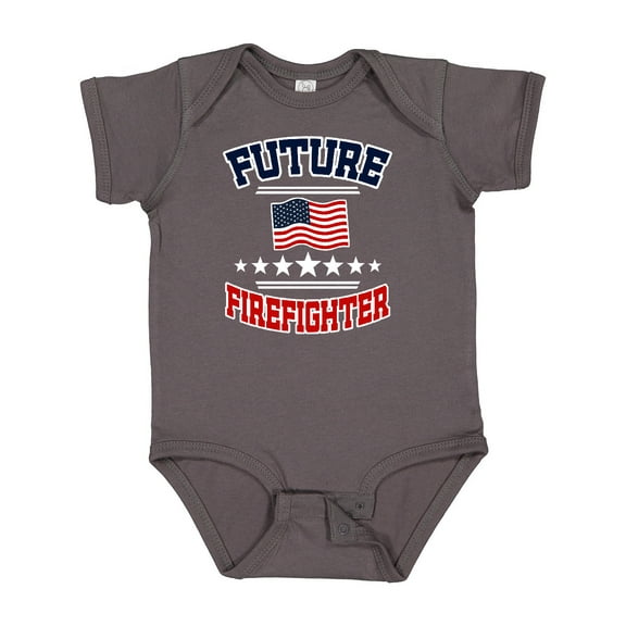 Inktastic Future Firefighter Boys or Girls Baby Bodysuit