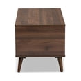 thumbnail image 5 of Baxton Studio Linas Mid-Century Modern Walnut Finished Coffee Table, 5 of 7