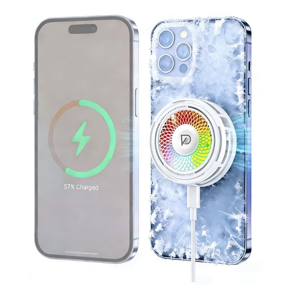 Cargador magnético Qi2 de 25 W con ventilador de refrigeración Doge&Vollar