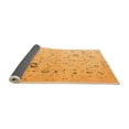 thumbnail image 2 of Ahgly Company Indoor Square Oriental Orange Traditional Area Rugs, 8' Square, 2 of 4