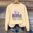 thumbnail image 4 of EGNMCR Easter T-Shirt Imprimé pour Femmes T-Shirts Graphiques pour Femmes T-Shirts pour Femmes T-Shirt à Col Rond pour Femmes Haut à Manches Longues Imprimé Easter Chandails T-Shirt pour Femmes, 4 of 4