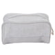 thumbnail image 2 of Bolsa de almacenamiento de maquillaje, bolsa organizadora cosmética de lino y algodón con cierre de cremallera de cuero PU para uso en viajes, 2 of 14