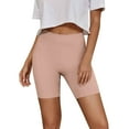 thumbnail image 2 of Women's Slip Shorts, Comfortable Boyshorts Panties, Seamless Shorts Smooth Workout Yoga Bike Shorts for Women Under Dresses Gold XL, 2 of 4