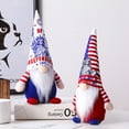 thumbnail image 3 of Memorial Day Decoration, 4th of July Decorations, 2PCS Patriotic Gnome Decor for Memorial Labor Veterans American Independence Day Decorations Gift Handmade Elf Dwarf Household Ornaments Decor, 3 of 9