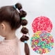 thumbnail image 3 of Coleteros elásticos de nailon para niña y mujer, cintas de goma para el pelo, accesorios para el cabello, 200 piezas, 3 of 5