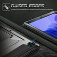 thumbnail image 4 of Fintie Rugged Shockproof Case for Samsung Galaxy Tab A7 10.4'' 2020 Model (SM-T500/T505/T507), Unibody Hybrid Full Protective Bumper Kickstand Cover with Built-in Screen Protector, 4 of 7