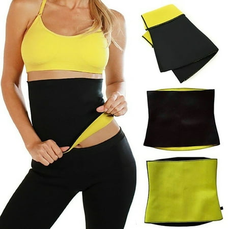 

GRNSHTS Hot Thermo Sweat Neoprene Weight Loss Shaper Slimming Belt Waist Trainer Girdle S