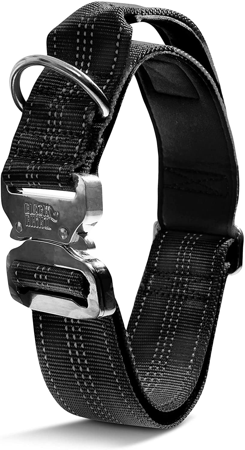 Black Rhino Tactical Dog Collar UltraSoft Neoprene Padded Dog