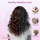 thumbnail image 3 of Rizadores de pelo sin calor de 70 pulgadas para cabello largo, set para rizar el cabello durante la noche sin calor con gorro de satén suave, 8 piezas, color negro., 3 of 5