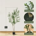 thumbnail image 5 of TINTEC Artificial Olive Tree, 4-Foot Silk Plant, Plastic Grower Pot, 1 Count, 5 of 8