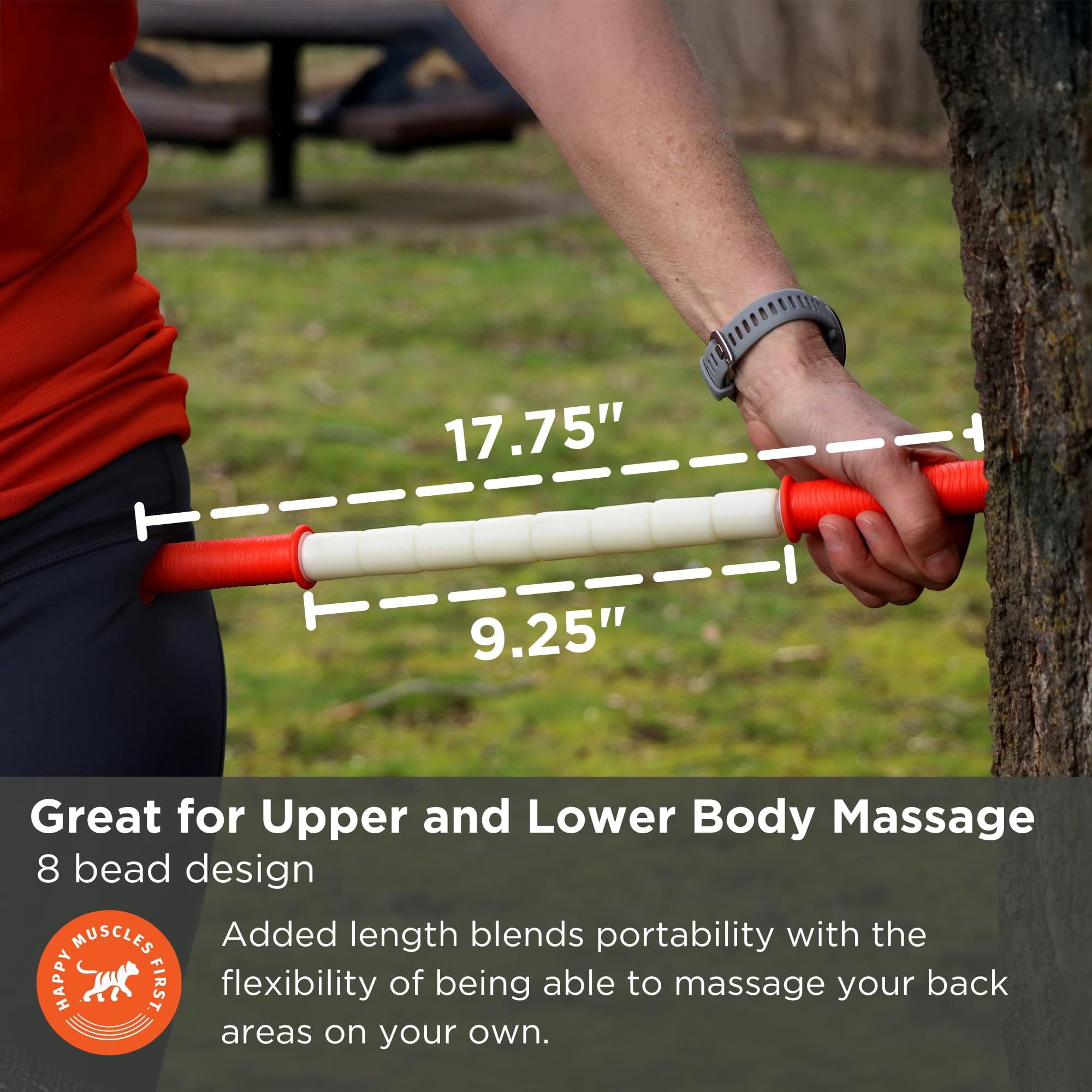 The Stick - Bendy 18" Flexible Roller For Myofascial Release & Trigger Points Bendable Deep Tissue  Shoulders Improve