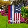 thumbnail image 2 of Flag American Half Russian Flag Russian American Friendship Russia U.S.A Patriotic Proud House Flag, Double-Sided Decorative Outdoor Flag, Patriotic Polyester Yard Flag 29.5 x 39.5 in, 2 of 5