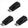 thumbnail image 1 of 3X 1080p Macho A VGA Hembra Adaptador Conversor de Video Cable de Salida de Audio 3.5mm Caliente Negro, 1 of 5
