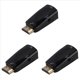 thumbnail image 1 of 3X 1080p Macho A VGA Hembra Adaptador Conversor de Video Cable de Salida de Audio 3.5mm Caliente Negro, 1 of 5