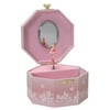 Schylling Ballerina Jewelry Box, Pink with Flowers, Children 8+ Years