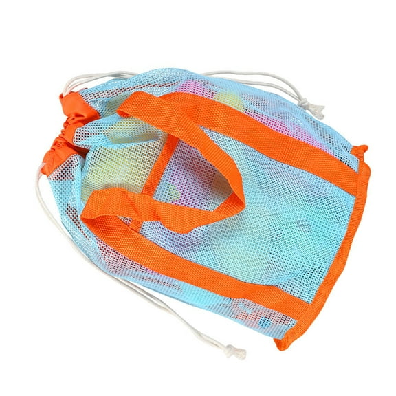 Large Capacity Beach Bag Mesh Beach Bag Beach Toy Bag for Family Vacations