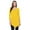 Yellow, variant on Women's Solid Basic Casual Side Button Trim Round Neck Blouse Shirt Tunic Top