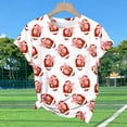 thumbnail image 6 of Frnrwgo Women's Casual And Fashionable Printed T-shirt With Round Neck And Short Sleeved Top, 6 of 6