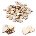 thumbnail image 5 of 50pcs Blank Heart Shaped Wood Slices for DIY Crafts Embellishments 40mm Thickness 3mm, 5 of 7