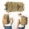 Khaki 30L Military Tactical Backpack Molle Rucksacks Camping Hiking Trekking Bag